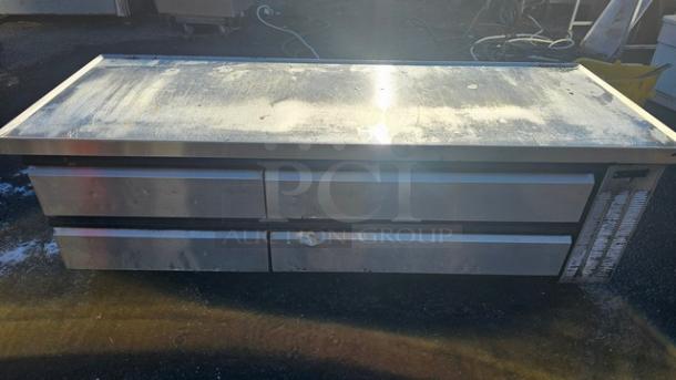 Commercial Stainless Steel Chef Base. Needs Cleaned Has a few dents on the front *See Pictures* Was working when removed - Image 1 of 7