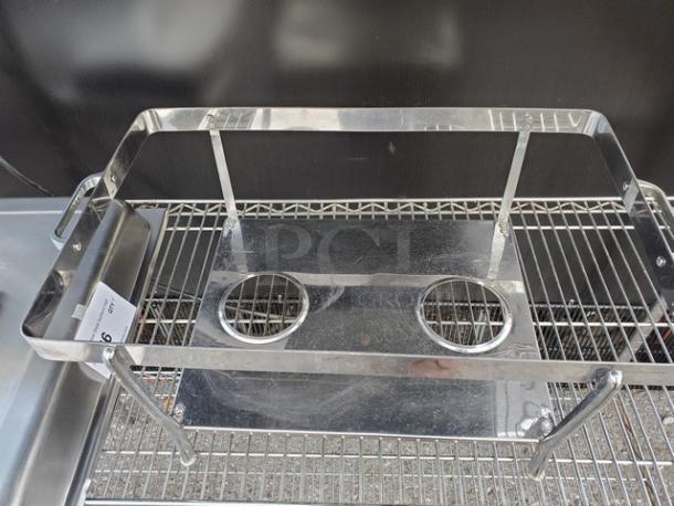 Lot of 4 Stainless Steel Chafers with Folding Frame (4xBID) - Image 3 of 3