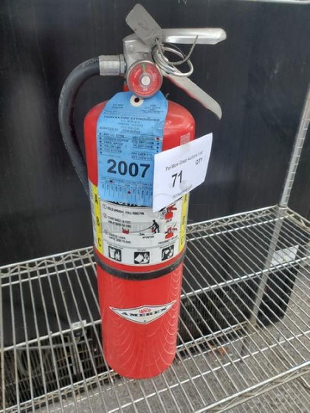 Amerex 10 lb ABC Fire Extinguisher - Model B456 - Image 1 of 2