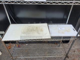 Lot of 2 Miscellaneous Cutting Boards