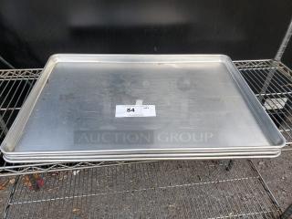 Lot of 4 Baking Sheet Pans