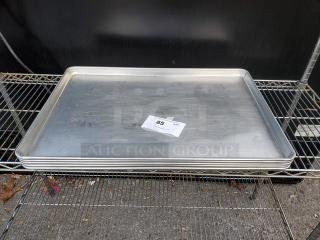 Lot of 5 Baking Sheet Pans