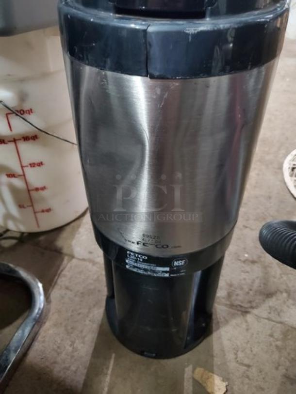 Fetco Luxus L3D-10 Series Thermal Dispenser. Missing Faucet and drip tray. Dented on the back side. - Image 3 of 4