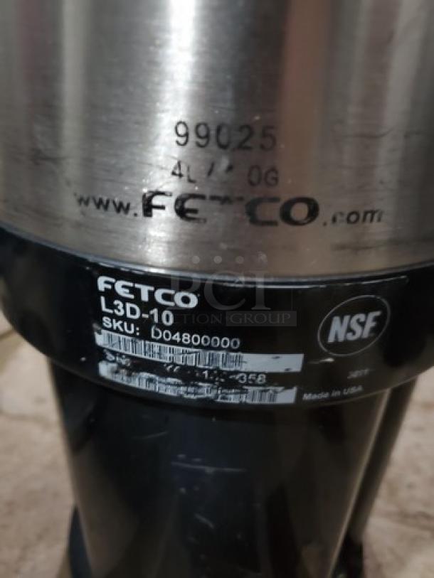 Fetco Luxus L3D-10 Series Thermal Dispenser. Missing Faucet and drip tray. Dented on the back side. - Image 4 of 4