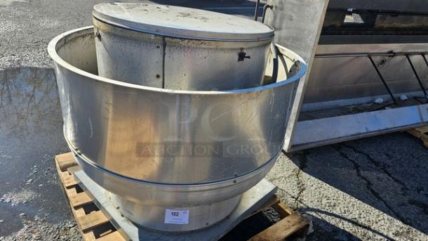 Captive-Aire Systems – NCA24HPFA High Pressure Belt Drive Centrifugal Upblast Exhaust Fan. 2 HP, 1800 RPM - Image 1 of 5