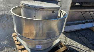 Captive-Aire Systems – NCA24HPFA High Pressure Belt Drive Centrifugal Upblast Exhaust Fan. 2 HP, 1800 RPM