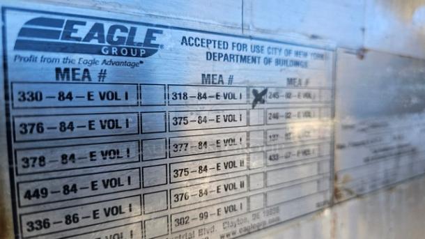 Eagle 4 Bay Natural Gas Steam Table. 30000 BTU - Image 6 of 6