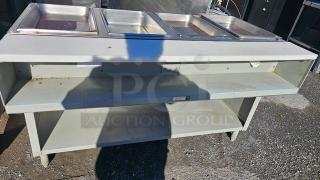 Ability Metal MFG Propane 4 Bay Steam Table. 30000 BTU