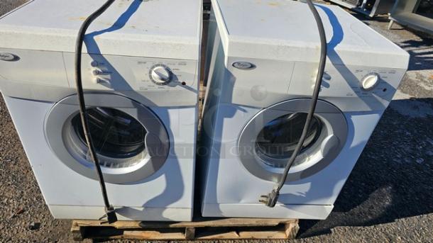 Whirlpool Washer & Dryer Set. Was working when removed. - Image 6 of 6