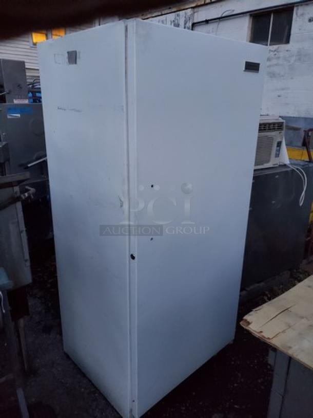 Frigidaire Upright Freezer. Needs cleaned - Image 1 of 4
