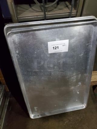 Lot of 3 Full Size Baking Sheet Pans (3xBid)