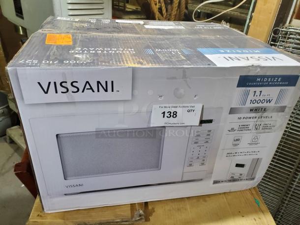 Vissani Midsize Countertop Microwave. Still in box! - Image 1 of 2