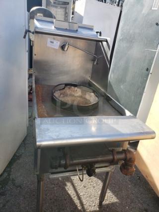 East Coast Steel Commercial One-Hole Wok Range