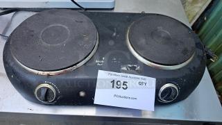 Double Burner Electric Cooktop