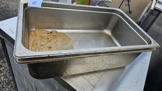 2 Stainless Steel Hotel Pans (2xBid)