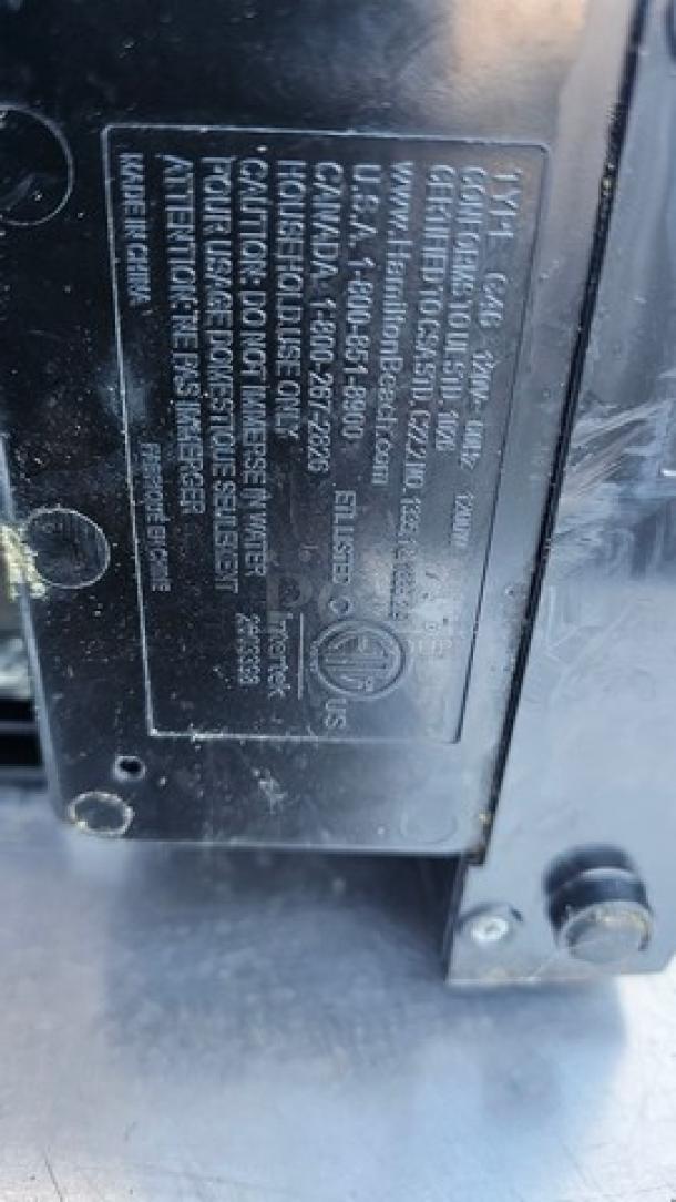 Hamilton Beach Panini Press - Image 5 of 6