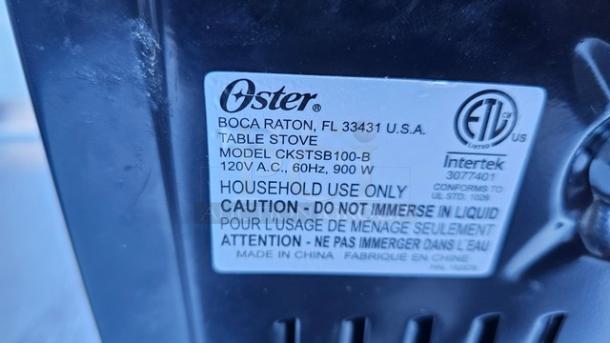 Oster Single Burner Countertop Stove - Image 3 of 3