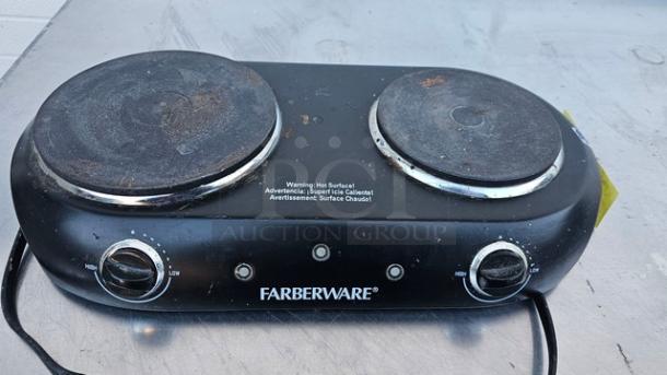 Farberware 2 Burner Electric Cooktop - Image 1 of 5