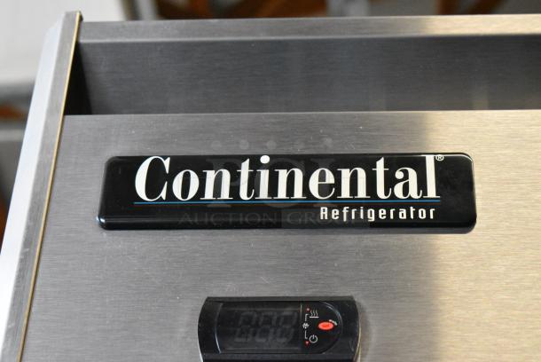 BRAND NEW SCRATCH AND DENT! Continental Stainless Steel Commercial 2 Door Roll In Rack Cooler. Door Is Locked. Tested and Working! - Image 3 of 7