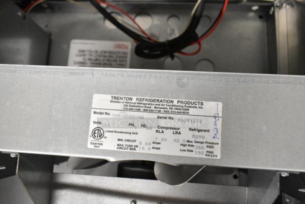 BRAND NEW SCRATCH AND DENT! Continental Stainless Steel Commercial 2 Door Roll In Rack Cooler. Door Is Locked. Tested and Working! - Image 7 of 7