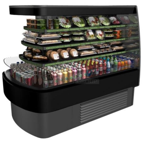 BRAND NEW SCRATCH AND DENT! Structural Concepts FSE663R Metal Commercial Refrigerated Self-Service End Cap Self-Contained Merchandiser. - Image 1 of 9