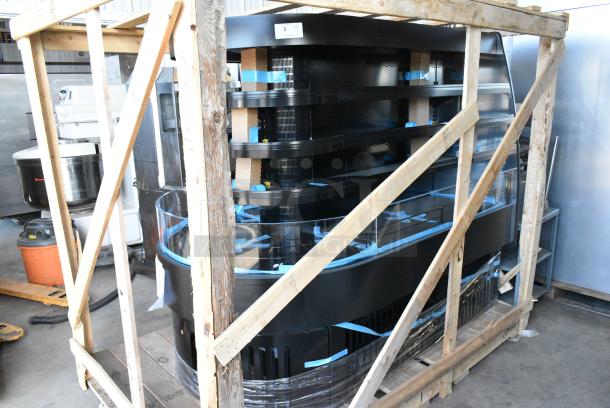 BRAND NEW SCRATCH AND DENT! Structural Concepts FSE663R Metal Commercial Refrigerated Self-Service End Cap Self-Contained Merchandiser. - Image 4 of 9