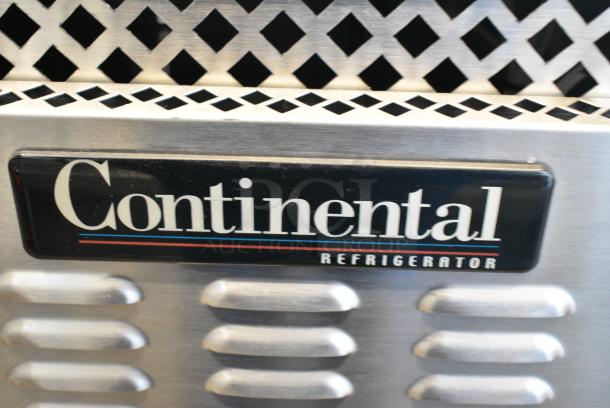 BRAND NEW SCRATCH AND DENT! 2017 Continental BBUC59S-SS-GD Stainless Steel Commercial 2 Door Back Bar Cooler Merchandiser. 115 Volts, 1 Phase. Tested and Working! - Image 4 of 8