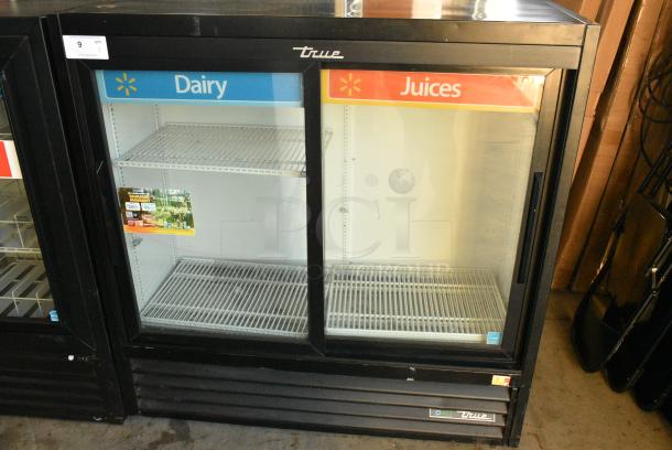 2020 True GDM-41SL-48-HC-LD Metal Commercial 2 Door Reach In Cooler Merchandiser w/ Poly Coated Racks. 115 Volts, 1 Phase. Tested and Working! - Image 2 of 6