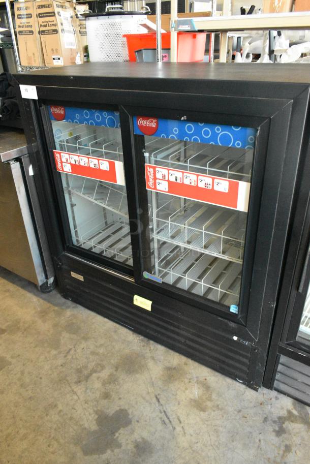 Imbera VRD41 Metal Commercial 2 Door Reach In Cooler Merchandiser w/ Poly Coated Racks. 115 Volts, 1 Phase. Tested and Working! - Image 1 of 4