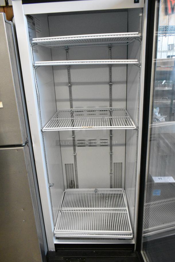 2019 Habco SE18 Metal Commercial Single Door Reach In Cooler Merchandiser w/ Poly Coated Racks. 115 Volts, 1 Phase. Tested and Working! - Image 4 of 5