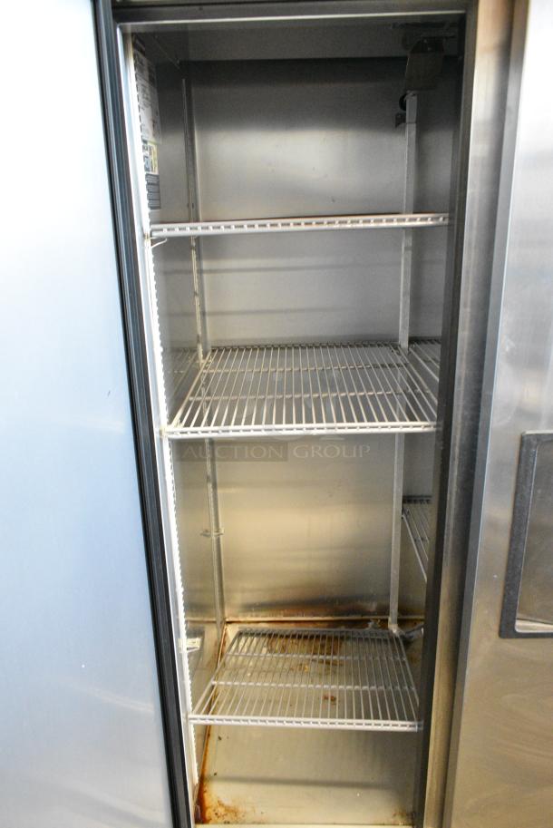 2021 True T-35-HC Stainless Steel Commercial 2 Door Reach In Cooler w/ Poly Coated Racks. 115 Volts, 1 Phase. Tested and Working! - Image 3 of 5