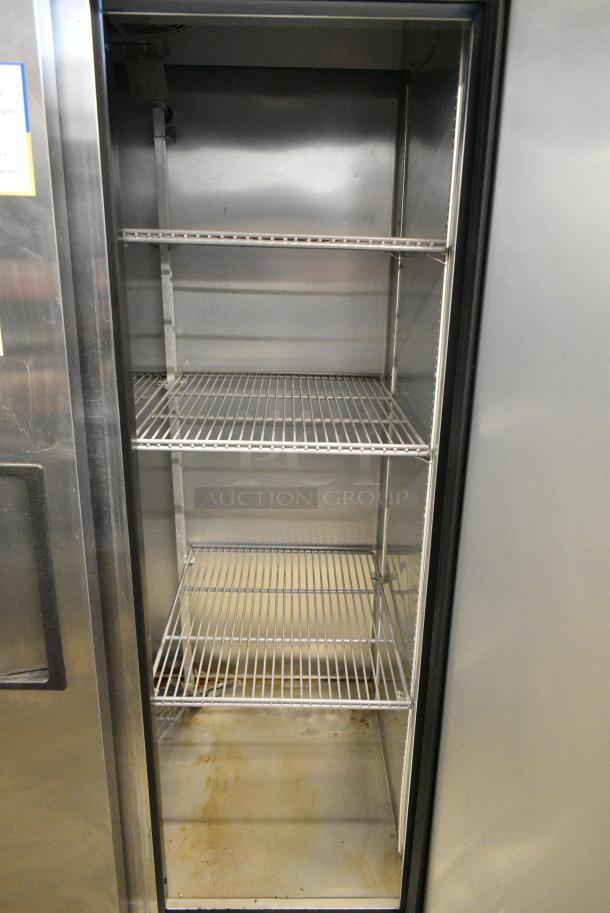 2021 True T-35-HC Stainless Steel Commercial 2 Door Reach In Cooler w/ Poly Coated Racks. 115 Volts, 1 Phase. Tested and Working! - Image 4 of 5