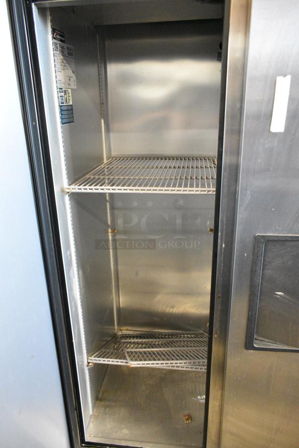 2019 True T-35-HC Stainless Steel Commercial 2 Door Reach In Cooler w/ Poly Coated Racks. 115 Volts, 1 Phase. Tested and Working! - Image 3 of 5
