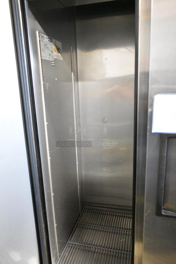 True T-35 Stainless Steel Commercial 2 Door Reach In Cooler on Commercial Casters. 115 Volts, 1 Phase. Tested and Powers On But Does Not Get Cold - Image 5 of 8