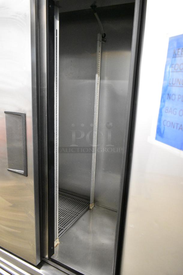 True T-35 Stainless Steel Commercial 2 Door Reach In Cooler on Commercial Casters. 115 Volts, 1 Phase. Tested and Powers On But Does Not Get Cold - Image 6 of 8