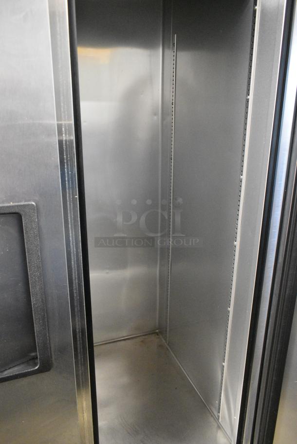 True T-35 Stainless Steel Commercial 2 Door Reach In Cooler on Commercial Casters. 115 Volts, 1 Phase. Tested and Powers On But Does Not Get Cold - Image 7 of 8