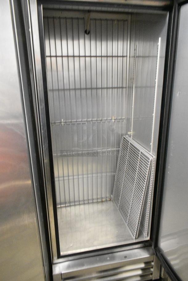 True T-19F Stainless Steel Commercial Single Door Reach In Freezer on Commercial Casters. 115 Volts, 1 Phase. Tested and Powers On But Does Not Get Cold - Image 4 of 5