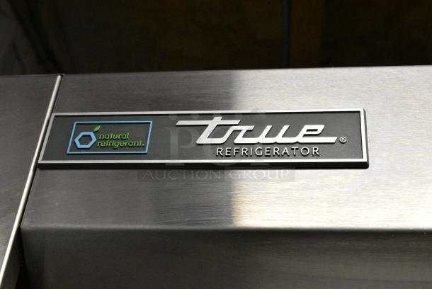 2018 True T-35-HC Stainless Steel Commercial 2 Door Reach In Cooler w/ Poly Coated Racks on Commercial Casters. 115 Volts, 1 Phase. Tested and Working! - Image 2 of 7