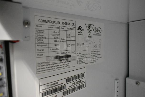2023 IDW G-4SI-N-2-3-4-B-5 Metal Mini Cooler Merchandiser. 115 Volts, 1 Phase. Tested and Working! - Image 5 of 6