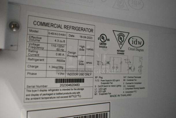 2023 IDW G-4SI-N-2-3-4-B-5 Metal Mini Cooler Merchandiser. 115 Volts, 1 Phase. Tested and Working! - Image 6 of 6