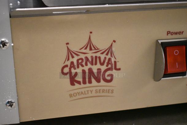 BRAND NEW SCRATCH AND DENT! Carnival King 382NCM560R Stainless Steel Commercial Countertop 10 Pound Nacho Chip Warmer Merchandiser. 120 Volts, 1 Phase. Tested and Working! - Image 2 of 7