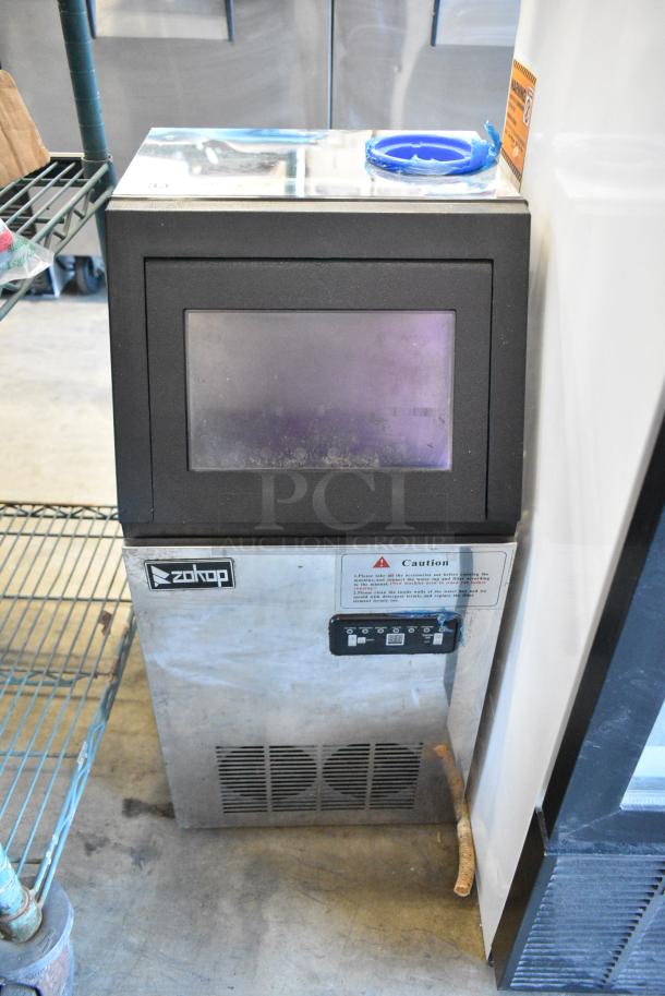 Zokop BY-70PF Stainless Steel Commercial Undercounter Self Contained Ice Maker. 120 Volts, 1 Phase. - Image 2 of 8