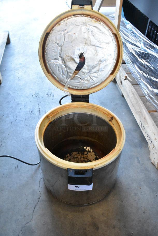 SEJ-22000 Metal Countertop 50 Cup Rice Warmer. Tested and Working! - Image 2 of 6