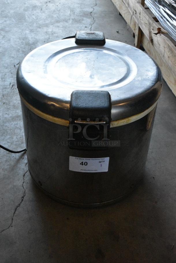 SEJ-22000 Metal Countertop 50 Cup Rice Warmer. Tested and Working! - Image 5 of 6