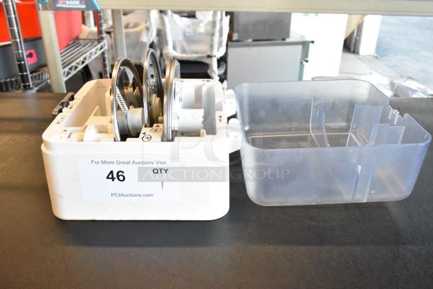3 Metal Food Processor Blades in Poly Case. 3 Times Your Bid! - Image 3 of 6