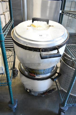 2 Amko AK-55RC Metal Countertop Natural Gas Powered Rice Cooker. 35,000 BTU. 2 Times Your Bid!