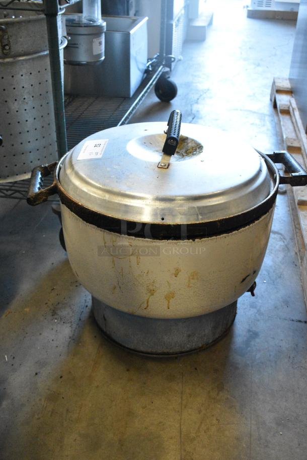 2 Amko AK-55RC Metal Countertop Natural Gas Powered Rice Cooker. 35,000 BTU. 2 Times Your Bid! - Image 2 of 7