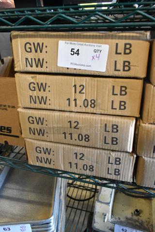 4 BRAND NEW SCRATCH AND DENT! Boxes of 4 KCS CT-5 Commercial Casters.4 Times Your Bid!