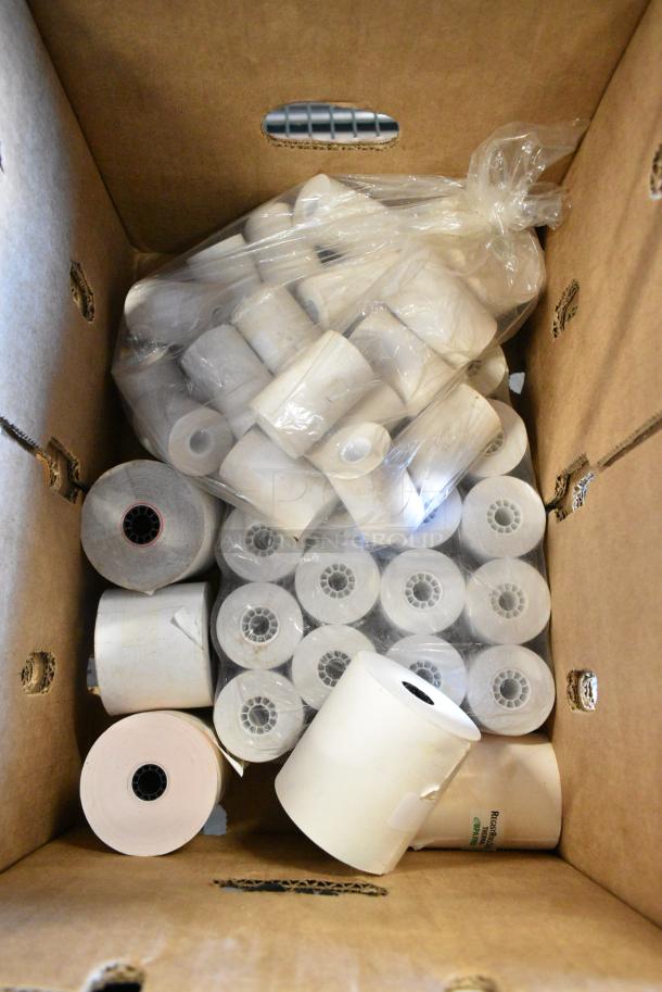 ALL ONE MONEY! Lot of Various Items Including Receipt Paper Rolls - Image 1 of 5