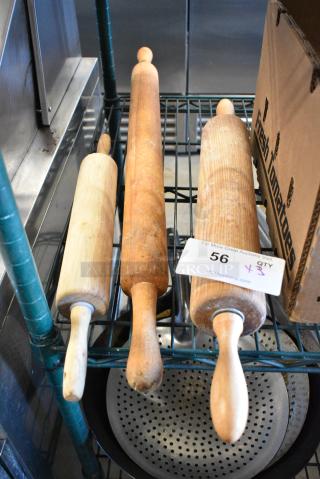 ALL ONE MONEY! Lot of 3 Rolling Pins